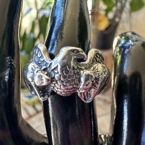 Silver Eagle Ring